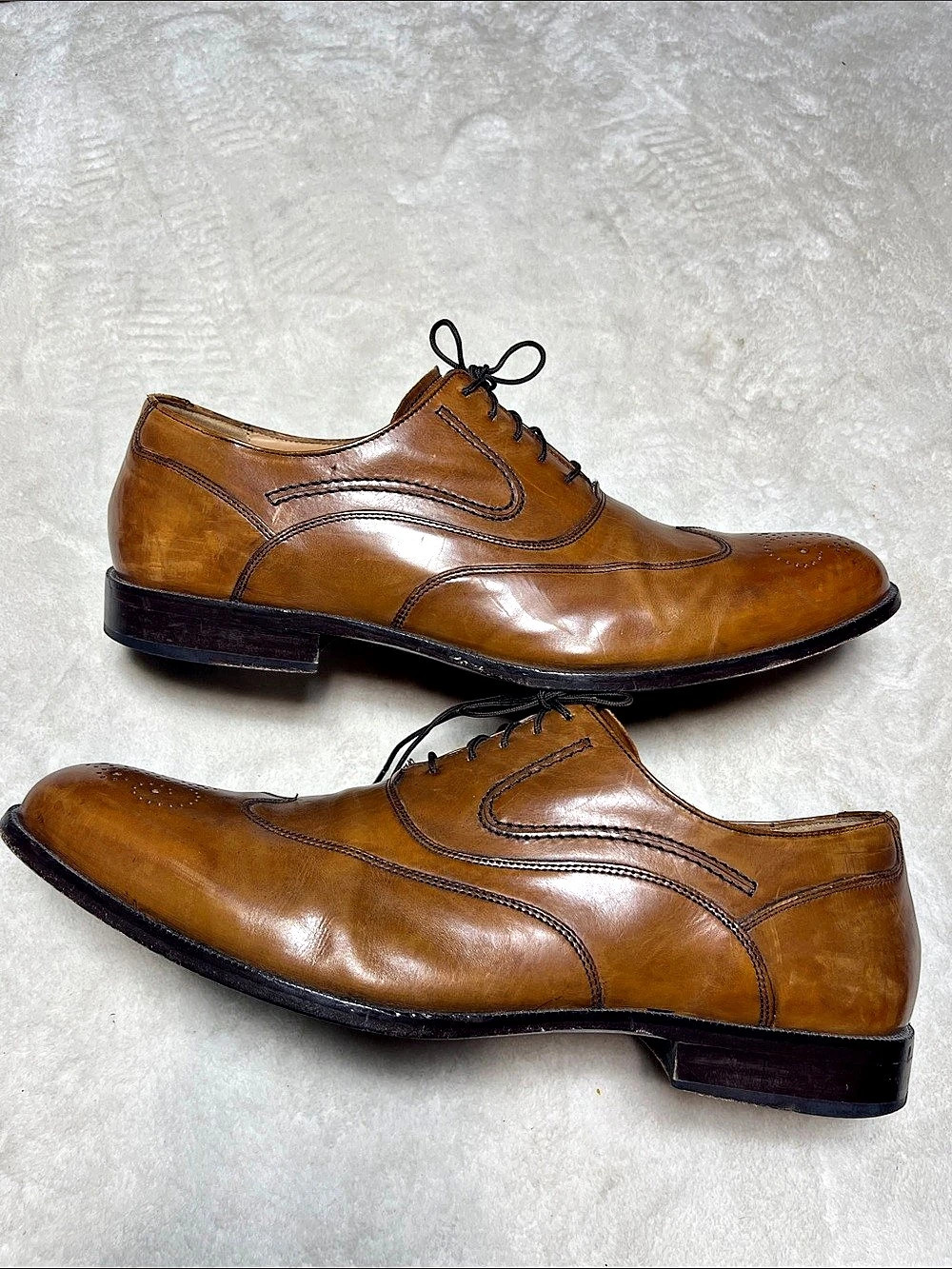Johnston & Murphy Wingtip Oxfords Brown US 13 M Men’s